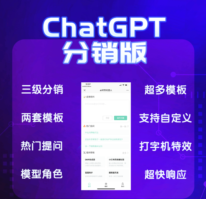 ChatGPT多开分销版系统