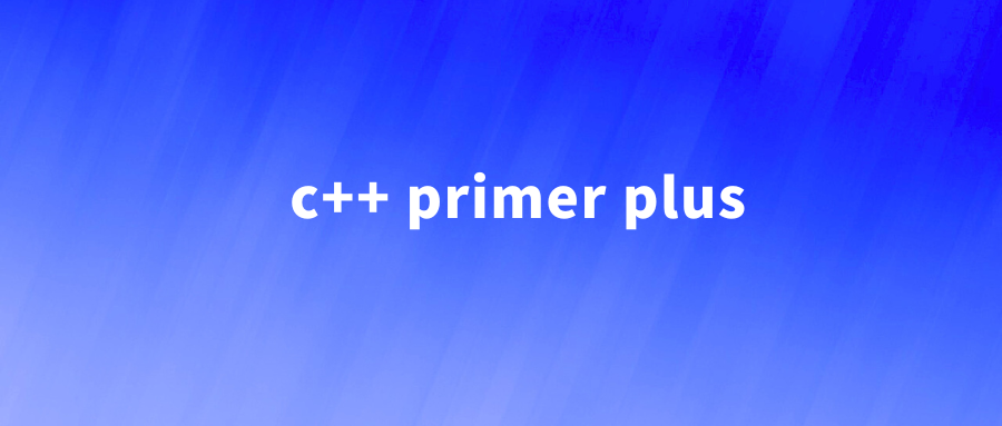 c++ primer plus